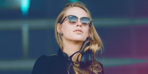 A portrait of Nora En Pure in which she is wearing sunglasses.